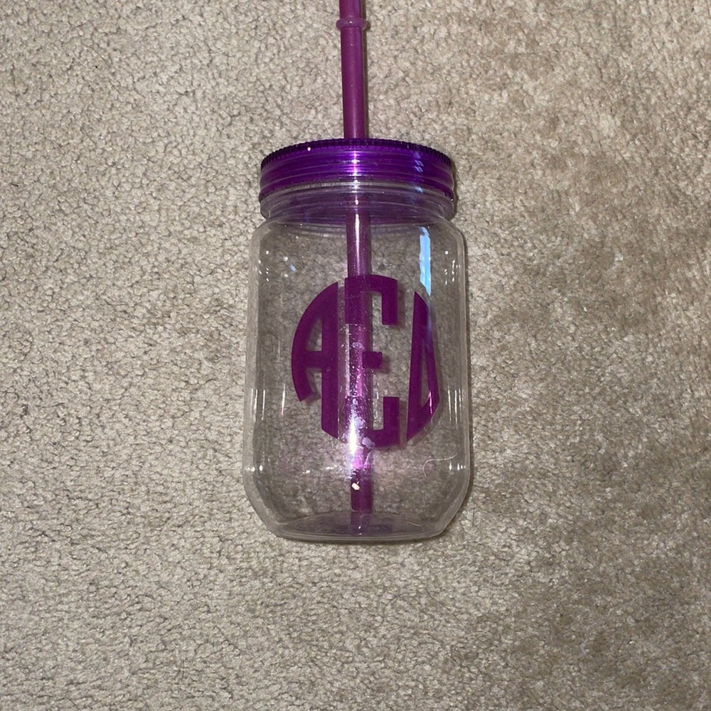 Alpha xi delta mason jar tumbler